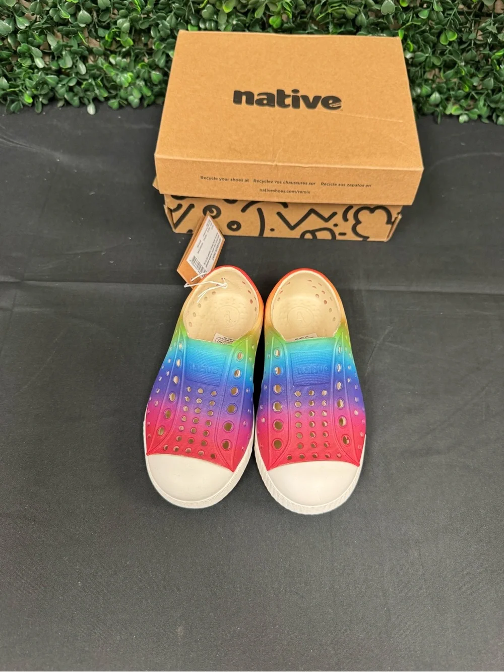 Jefferson Water Friendly Slip-On Rainbow Gradient - C7